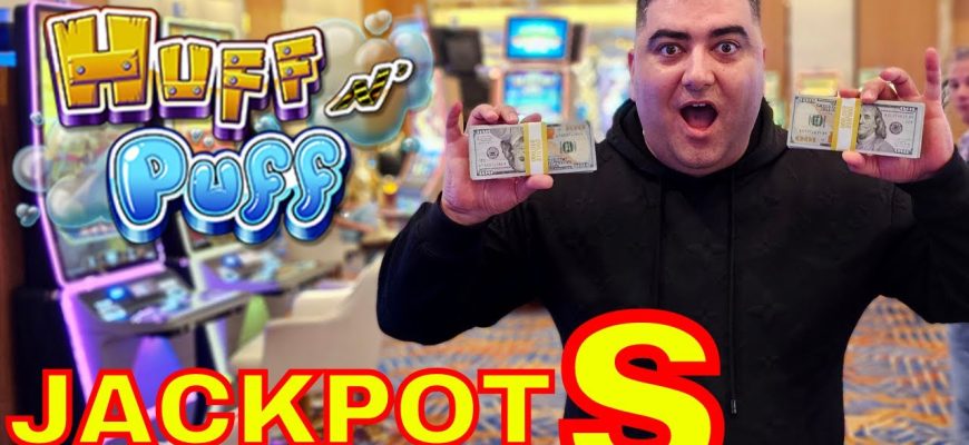 BIG-BETS-amp-BIG-JACKPOT-On-High-Limit-Huff-N-puff-Slot-Machine